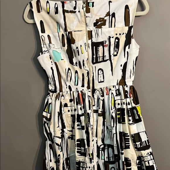 Kate Spade Havana Abstract Print Midi Dress - Picture 6 of 7